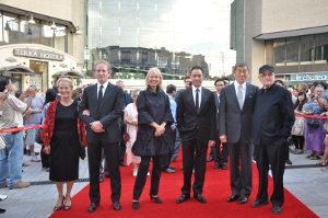 Alfombra roja con los miembros del Jurado del FFM. Foto Patrick Sheridan