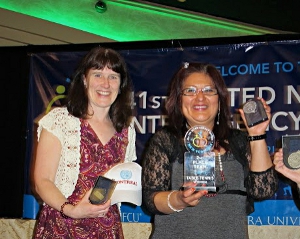 unido2014 frida and barbara with trophy and silver medal