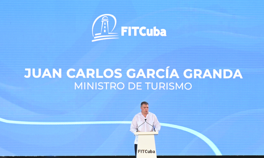El ministro Juan Carlos García Granda en su discurso inaugural - Foto: Orbita Popular