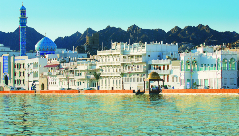 Corniche of Muttrah en Muscat, Oman. Foto cortesía © Ministry of Heritage & Tourism Sultanate of Oman